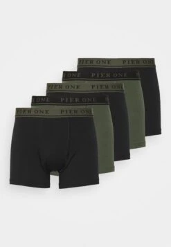 Pier One 5 PACK - Panties - Black/mottled Dark Grey -Pier One Store 00955010cec94d048deaec05ec199c27