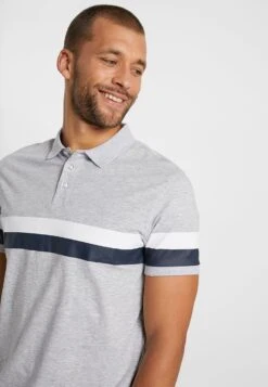 Pier One Poloshirt - Mottled Light Grey -Pier One Store 144303f5f5bc4f278c583bf5c7f603f1