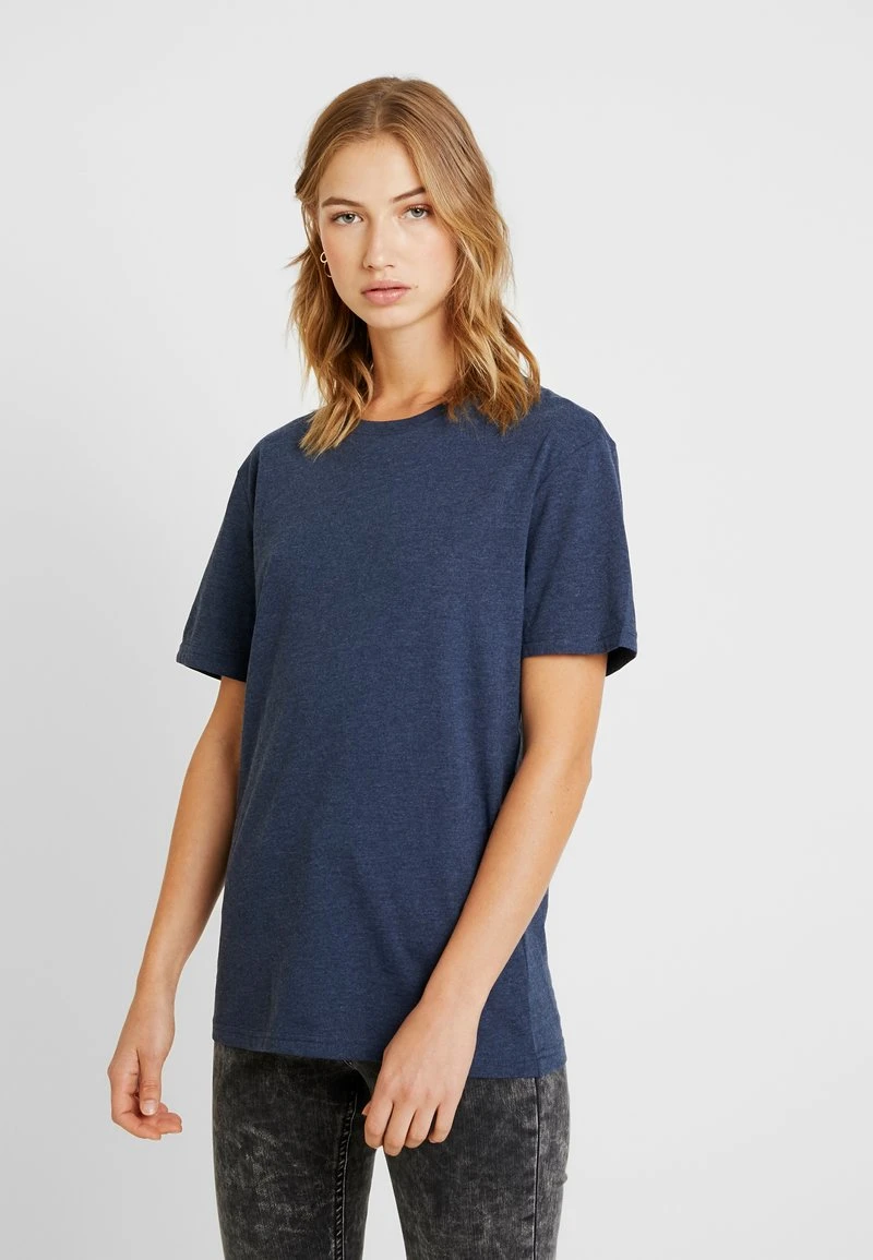 Pier One T-Shirt Basic - Dark Blue Melange 4 Pier One T-Shirt Basic - Dark Blue Melange – Bild 4