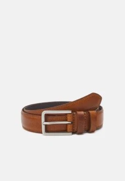 Pier One LEATHER - Gürtel Business - Cognac