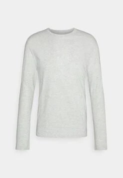 Pier One 7 PACK - Langarmshirt - Mottled Light Grey/white/mottled Dark Grey -Pier One Store 31875945b966486087c321398a091597