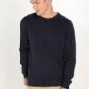 Pier One BASIC CREWNECK - Strickpullover - Dark Blue