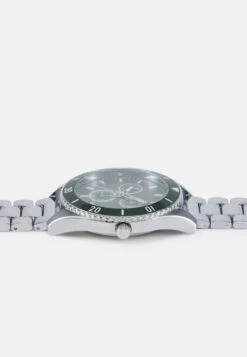 Pier One UNISEX - Uhr - Silver-coloured/green -Pier One Store 3868a74b129c47a4a44c8eaf55047ceb