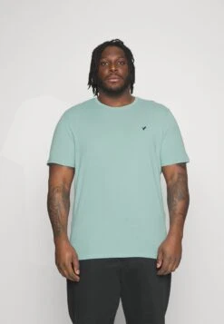 Pier One 5 PACK - T-Shirt Basic - Dark Green/beige/light Blue -Pier One Store 3f6494368a9744978fbf48ab5a067dae