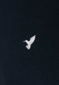 Pier One PIQUE EMBRO DETAIL - T-Shirt Basic - Dark Blue -Pier One Store 421eaf6ab4a14994be819750c9b8e6d4