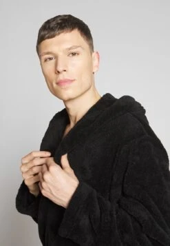 Pier One Bademantel - Black -Pier One Store 46ddd89e67e647d9a552c22e74d82b35