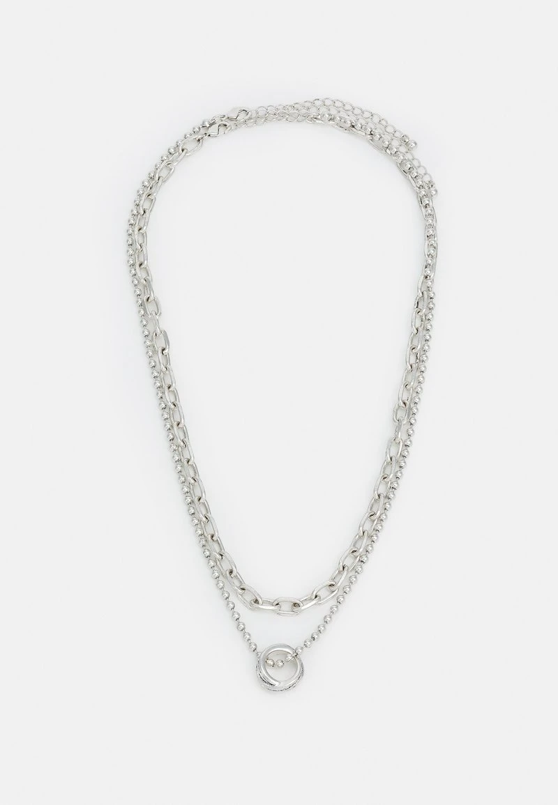 Pier One UNISEX 2 PACK - Halskette - Silver-coloured 1 Pier One UNISEX 2 PACK - Halskette - Silver-coloured