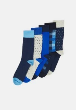 Pier One 5 PACK - Socken - Yellow/dark Blue/grey -Pier One Store 580acb82325f4f248c45bf41b74d44c3 1