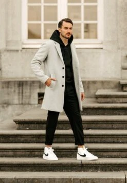 Pier One Klassischer Mantel - Grey -Pier One Store 6234ec72212c42e0af872e2fd5745294