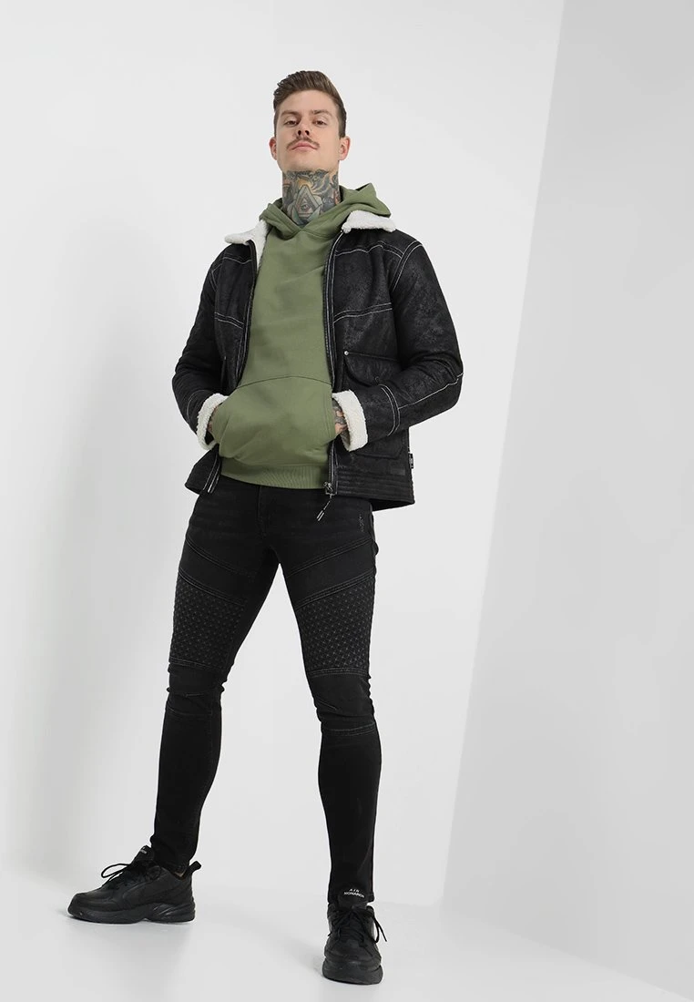 Pier One Kapuzenpullover - Khaki 2 Pier One Kapuzenpullover - Khaki – Bild 2