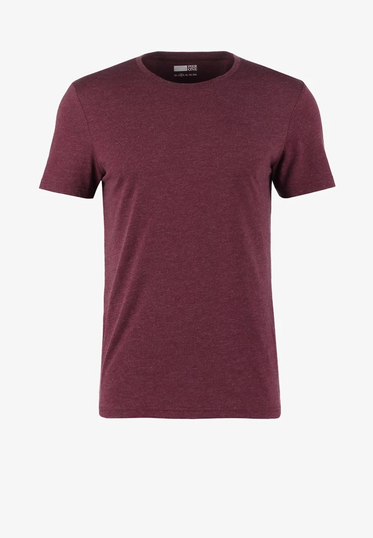 Pier One T-Shirt Basic - Bordeaux Melange 5 Pier One T-Shirt Basic - Bordeaux Melange – Bild 5