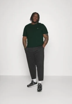 Pier One 5 PACK - T-Shirt Basic - Dark Green/beige/light Blue