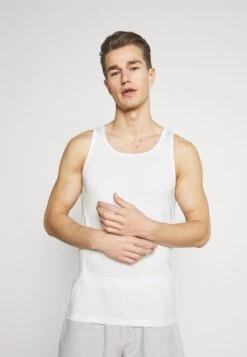 Pier One 3 PACK - Unterhemd/-shirt - Dark Blue/bordeaux/off-white