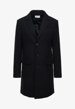 Pier One Klassischer Mantel - Dark Blue -Pier One Store 96cbc5d7d0be48638eb63ddeede19e49