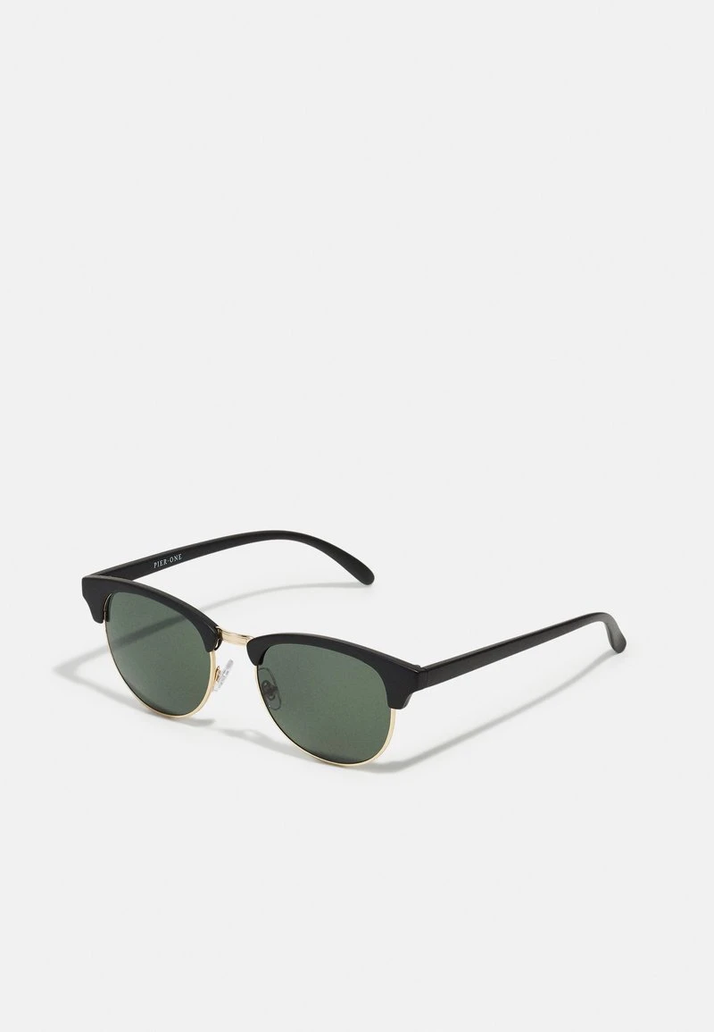 Pier One UNISEX - Sonnenbrille - Black/green 1 Pier One UNISEX - Sonnenbrille - Black/green