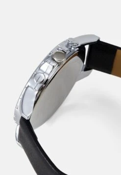 Pier One Uhr - Black/silver-coloured -Pier One Store a405f32d91574594bfe0eb57bcbec044