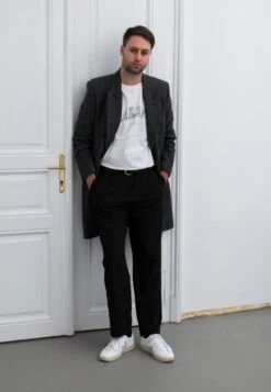 Pier One Klassischer Mantel - Grey -Pier One Store a48f144a02ed4c02a048d9175ad6cb84