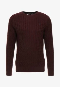 Pier One Strickpullover - Mottled Bordeaux -Pier One Store b01a20a925a3490fb12d77990c4bbfde