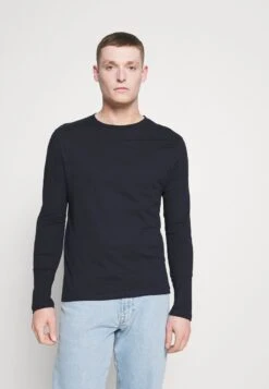 Pier One 5 PACK - Langarmshirt - White/dark Blu/grey -Pier One Store b6bd0ebd2c8b455da43c6a1b757461c3