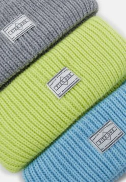 Pier One UNISEX 3 PACK - Mütze - Grey, Neon Green, Light Blue -Pier One Store b7e517f5f9984a9f84a01c2fea84a466