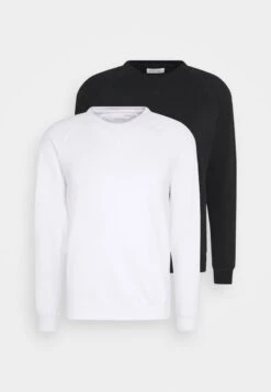Pier One 2 PACK - Sweatshirt - White/black -Pier One Store c8d8ecb087614e1d86ddf5a1041c7c53