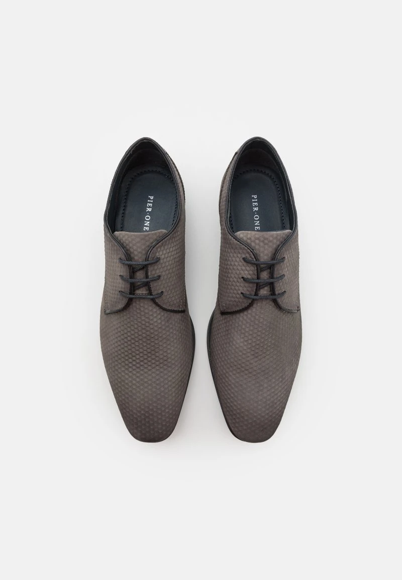 Pier One LEATHER - Schnürer - Dark Grey 4 Pier One LEATHER - Schnürer - Dark Grey – Bild 4