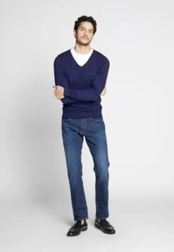 Pier One 4 PACK - T-Shirt Basic - Black/white/blue -Pier One Store d4a00152e448437a88ecae7271a6d961 1