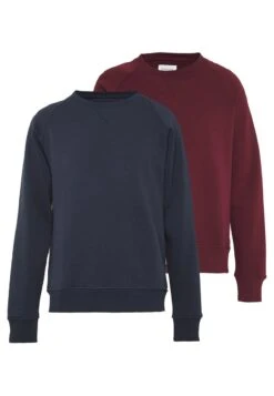 Pier One 2 PACK - Sweatshirt - Dark Blue/bordeaux -Pier One Store e8ca40f9b80c4f6f9ec83d1f66be0f35 1