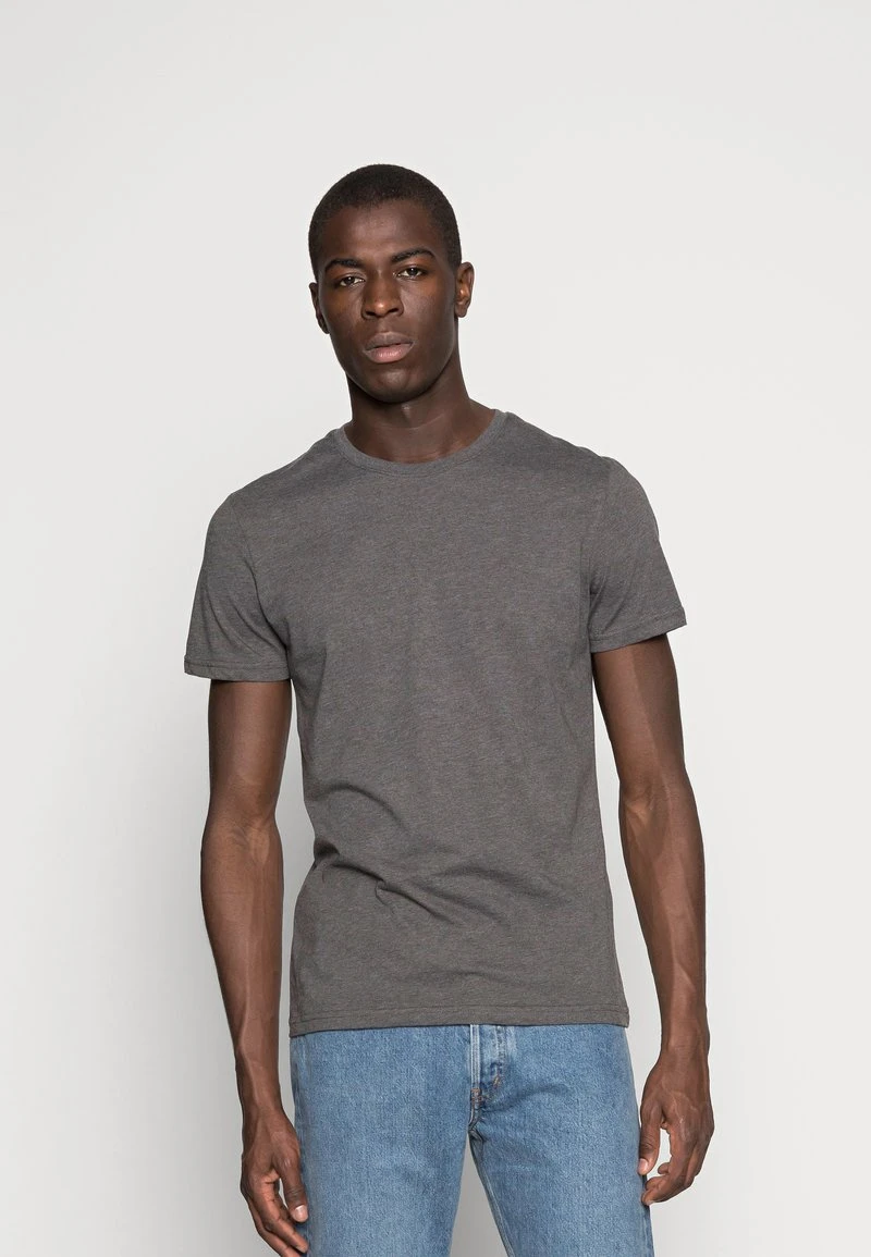 Pier One 3 PACK - T-Shirt Basic - Black/grey/green 5 Pier One 3 PACK - T-Shirt Basic - Black/grey/green – Bild 5