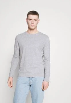 Pier One 5 PACK - Langarmshirt - White/dark Blu/grey -Pier One Store f1774a4a7a3f444e865f7b6e75b4c3ba