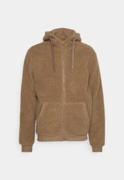 Pier One BORG ZIP-UP JACKET - Fleecejacke - Dark Green -Pier One Store f1b9950d7cb9410eb6aef1dd88daa0f5