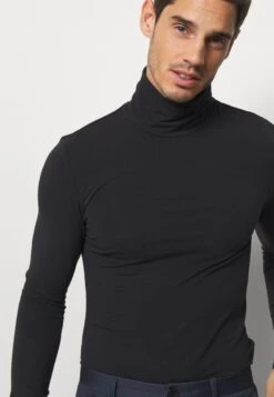 Pier One 2 PACK - Langarmshirt - Black -Pier One Store f6facbef5a8c4d6f81caf69450eb10f4